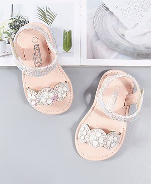Cute Walk by Babyhug Sandals - Peach