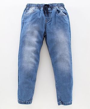 Pine Kids Full Length Enzyme Wash Denim Jeans - Blue