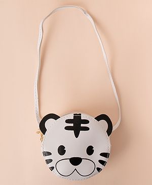 Babyhug Free Size Sling Bag Tiger Print - White