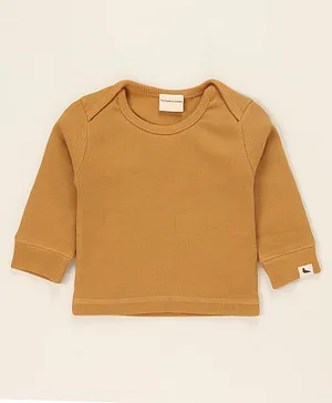 Turtledove London Organic Cotton T-Shirt Solid - Brown