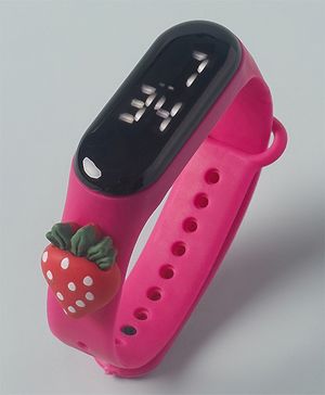 Babyhug Free Size Digital Watch - Brown
