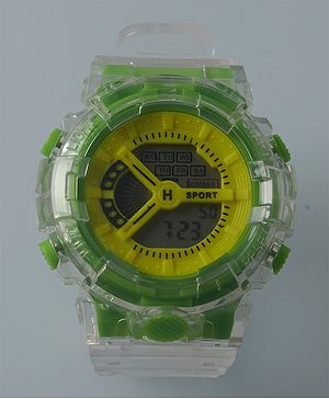 Pine Kids Free Size Digital Watch - Yellow
