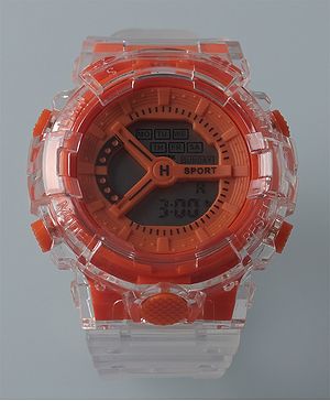 Pine Kids Free Size Digital Watch - Orange