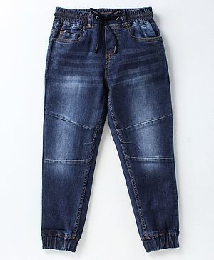 Pine Kids Full Length Enzyme Wash Denim Jeans - Blue
