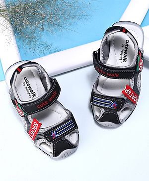 Cute Walk by Babyhug Sandals - Black