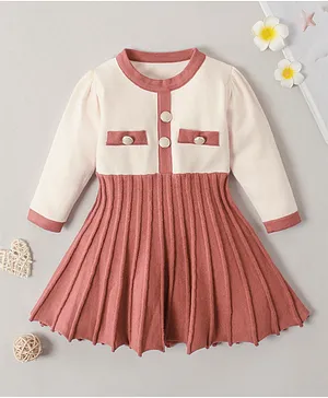 One Piece Dresses Frocks Short Knee Length Brown Girls Frocks And Dresses Online Buy Baby Kids Products At Firstcry Com