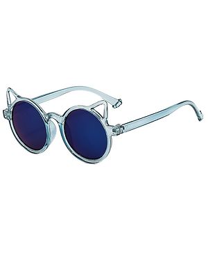 SYGA Kids Triangle Corner Style Sunglasses - Blue