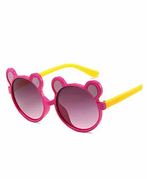 SYGA Modern Stylish Goggles Ear Style - Yellow Purple