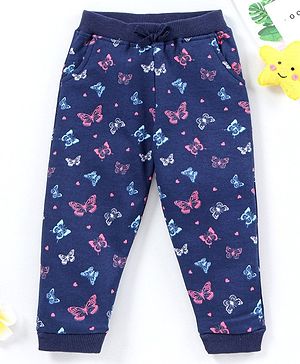 Babyhug Full Length Lounge Pants - Blue