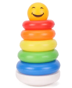 Ratnas Smiley Stack A Ring - Multicolor