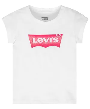 Levi's® Short Sleeves Logo Graphic Print Tee - White