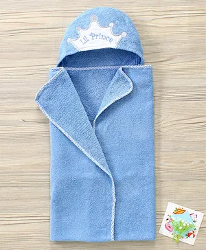 Wonderchild Lil Prince Hooded Towel - Blue
