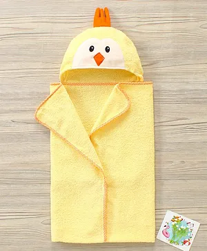 Wonderchild Hooded Duck Towel - Yellow