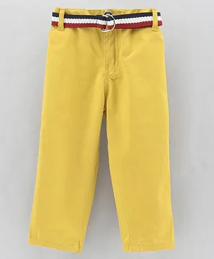 Mark & Mia Full Length Party Trouser Solid - Yellow