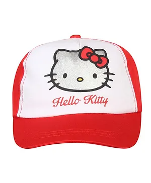 Kidsville Hello Kitty Print Cap - Red