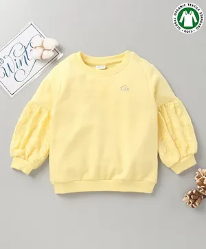Babyoye Full Sleeves Sweatshirt - Yellow