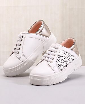 Pine Kids Casual Shoes - White