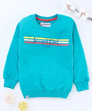 Niomoda Full Sleeves Tee  - Blue