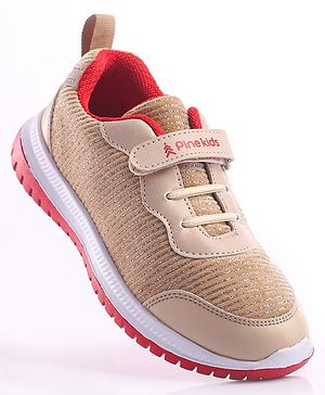 Pine Kids Sports Shoes - Golden