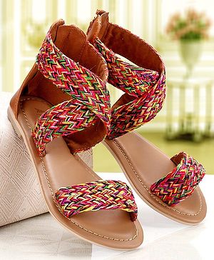 Pine Kids Ethnic Footwear - Multicolour