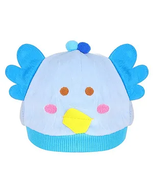 Tiekart Duck Design Woollen Cap - Blue