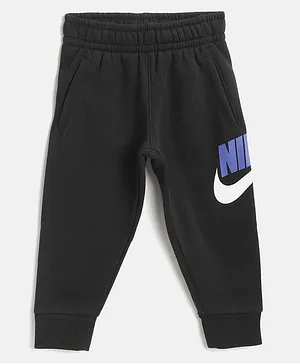 Nike Sports Wear Logo Print Lounge Pants - Black