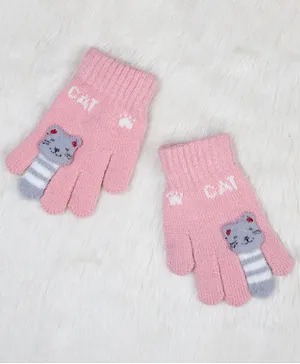 Unicorns Cat Finger Gloves - Pink