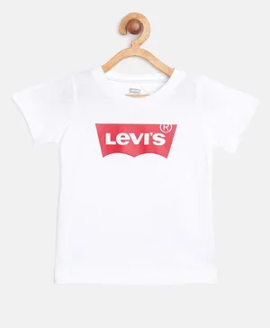 Levi's® Short Sleeves Batwing Logo Graphic Tee - White