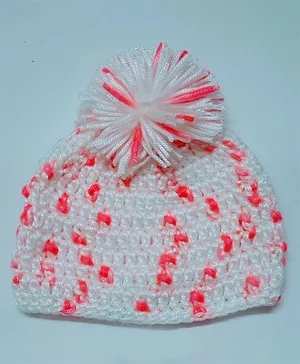 Knits & Knots crochet Sprinkles Cap - White
