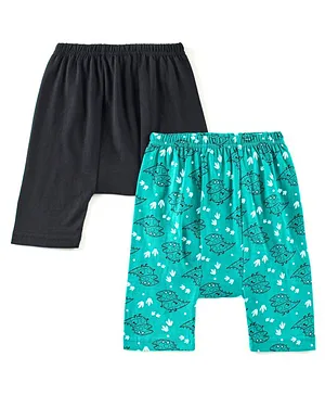 Earth Conscious Combo Pack Of 2 Monster Print Diaper Pants - Green