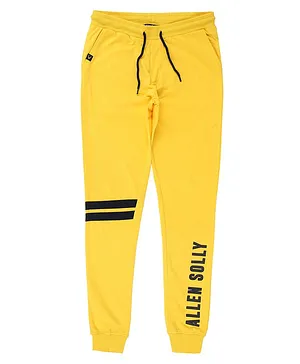 Allen Solly Juniors Full Length Track Pant - Yellow