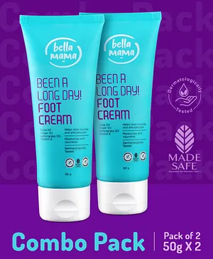 Bella Mama Been A Long Day Foot Cream - 50 g (Pack of 2)