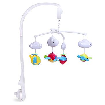 Generic Musical Hanging Baby Puppy Mobile with rattle and Teether