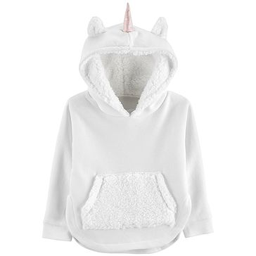 carter's unicorn fleece sweatshirt