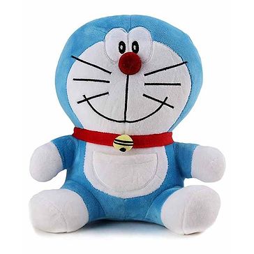 Skylofts Plush Doraemon Soft Toy Blue - Height 22 cm Freeoffer