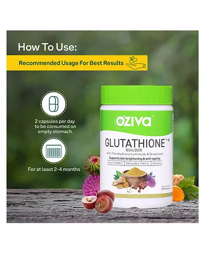 oziva glutathione review Builder For Skin Brightening مكمل لتجديد البشرة