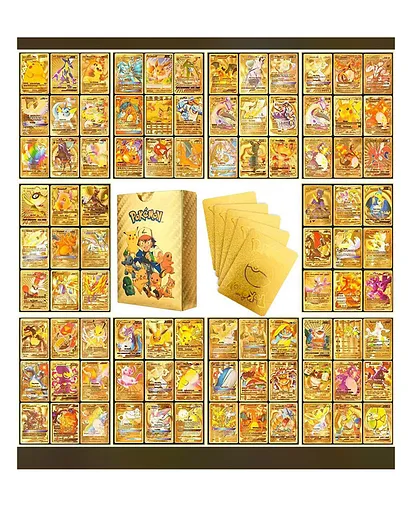 55 piece gold pokemon cards Amazon.com: PCS Packs Rare Golden Cards Deck Box Gold Foil Card for Fans/Kids/Collectors Gifts (No Duplicates) (55 Pcs A) : Toys & Games pokemon gold foil cards Dropship