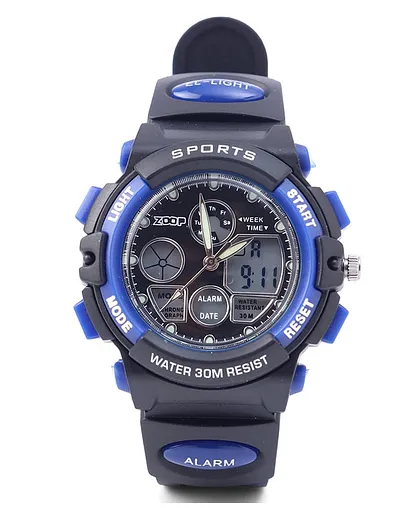 Zoop By Titan Round Digital Kids Watch - Blue and Black for Boys
