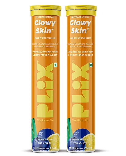 plix glutathione india price Glowy Skin Tablets With 500mg & Vitamin C | For Clear & Youthful Skin| Lemon | Pack of 2 Glutathione Complex - 120ct