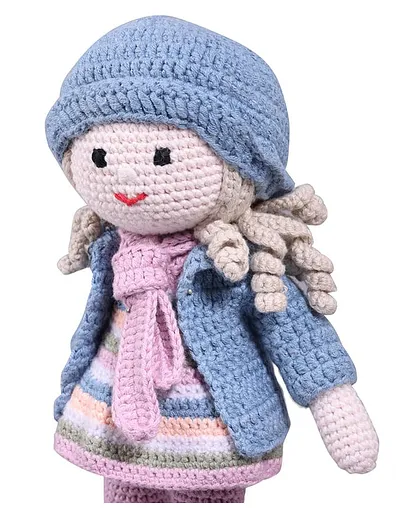 Bonfino Premium Handmade Miss Zelo Crochet Doll For Girls & Boys