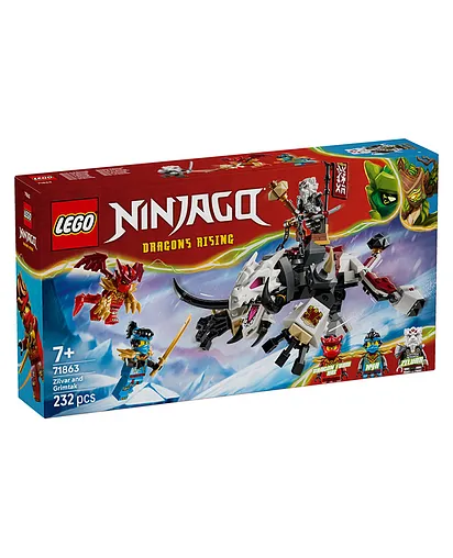 LEGO NINJAGO Zilvar and Grimtak the Dragon Beast 232 pieces-71863