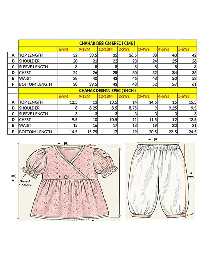 Buy CHAHAK DESIGN Cotton Woven Half Puffed Sleeves Schiffli