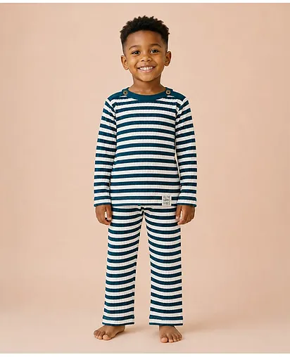 Buy Mi Arcus Cotton Elastane Knit Full Sleeves Striped