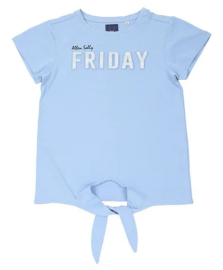 Buy Allen Solly Juniors Half Sleeves Top Text Print - Light Blue for Girls (13-14 Years) Online in India, Shop at - 10005453 Buy Allen Solly Juniors Half Sleeves Top Text Print - Light Blue for Girls (13-14 Years) Online in India, Shop at - 10005453