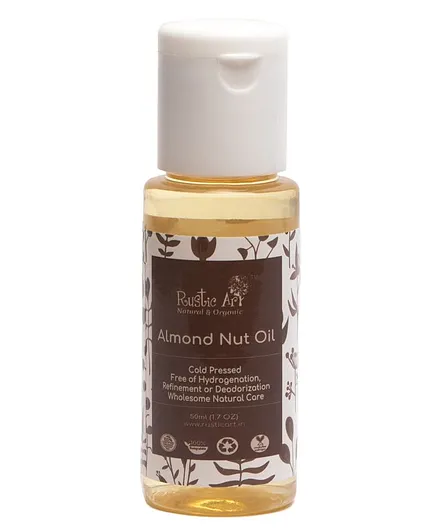 Rustic Art Organic Almond Oil - 50 ml