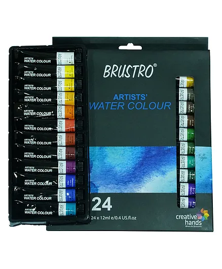 Brustro Artists Watercolour Pack of 24 