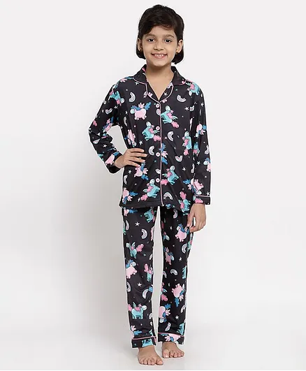 Unicorn print night suit Clearance