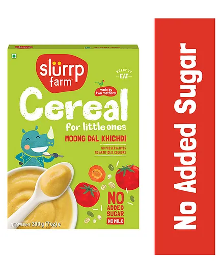 Slurrp Farm Cereal Mixed Veg Moong Dal Khichdi - 200 gm