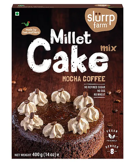 Slurrp Farm Multi Grain Mocha Coffee Cake Mix - 400 gm