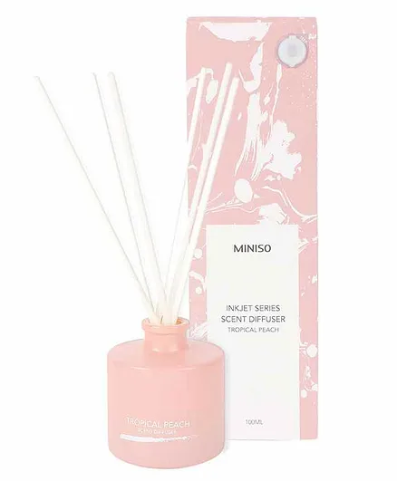MINISO Inkjet Series Scent Diffuser Tropical Peach Pink - 100 ml